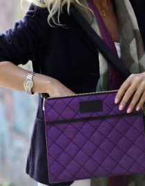 Naaz Mını Bag Mor Kapitone